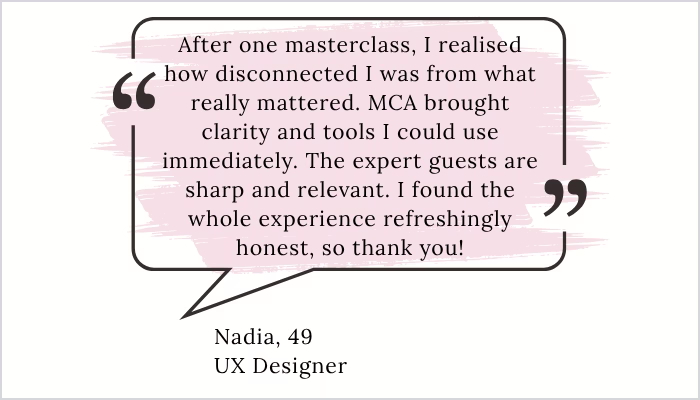 Midlife crisis. Purpose, meaning, transition. Midlife Crossroads Academy