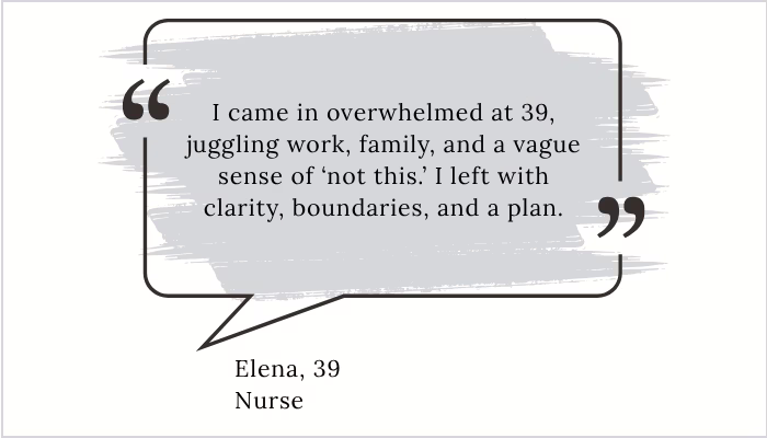 Midlife crisis. Purpose, meaning, transition. Midlife Crossroads Academy